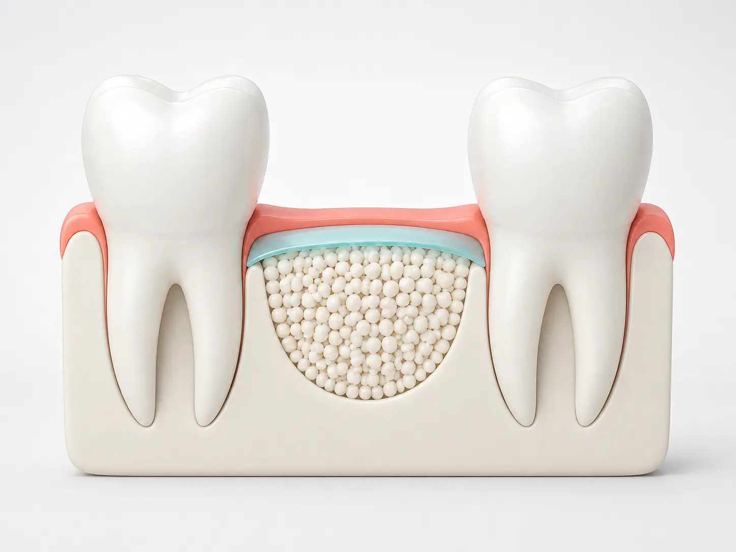 Comblement osseux avec un biomatériau